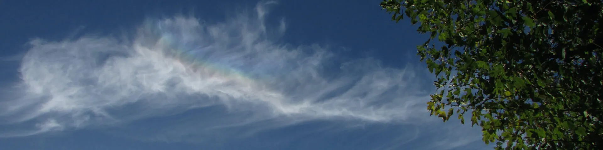 Regenbogen am Himmel