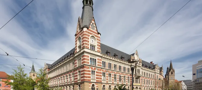 Außenansicht des Gebäudes vom Augenzentrum Erfurt